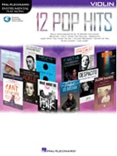 12 Pop Hits - Violin (Book/Audio Access)