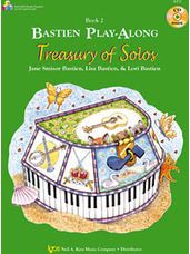 Bastien Play-Along: Treasury Of Solos Book 2 (Book/CD)