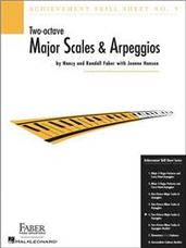 Achievement Skill Sheet No. 5, Two-Octave Major Scales & Arpeggios