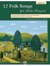 12 Folk Songs for Solo Singers (Book)