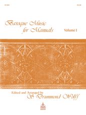 Baroque Music for Manuals, Volume 1
