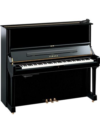 Yamaha U3 Silent Upright Piano - 52" - Polished Ebony