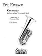 Concerto For Tuba Or Bass Trombone And Wind Ens. Full Score