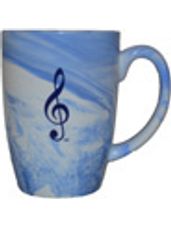 Blue Marbelized Mug