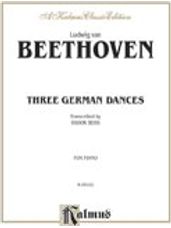 Three German Dances [Piano]