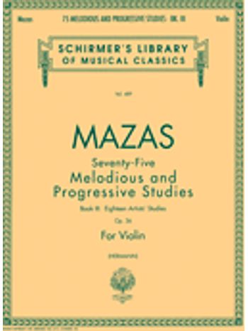 75 Melodious and Progressive Studies, Op. 36 - Book 3: Artist's Studies