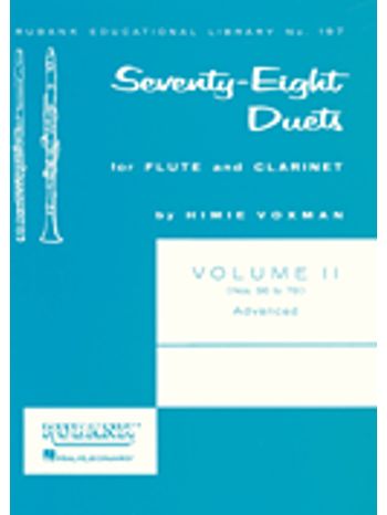 78 Duets for Flute and Clarinet - Volume 2