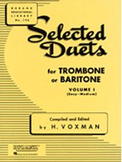 Selected Duets Trombone or Baritone Volume 1 (Easy to Medium)