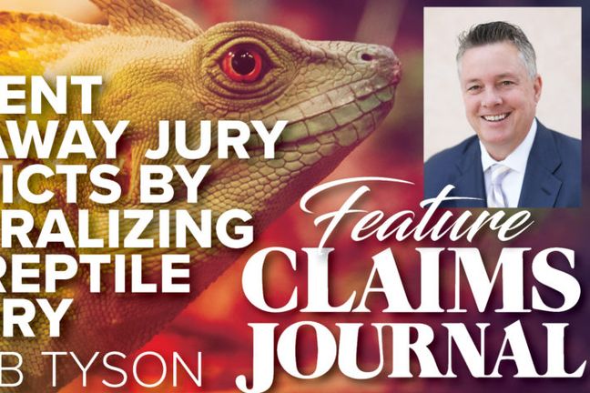 Prevent Runaway Jury Verdicts by Neutralizing the Reptile Theory: Viewpoint
